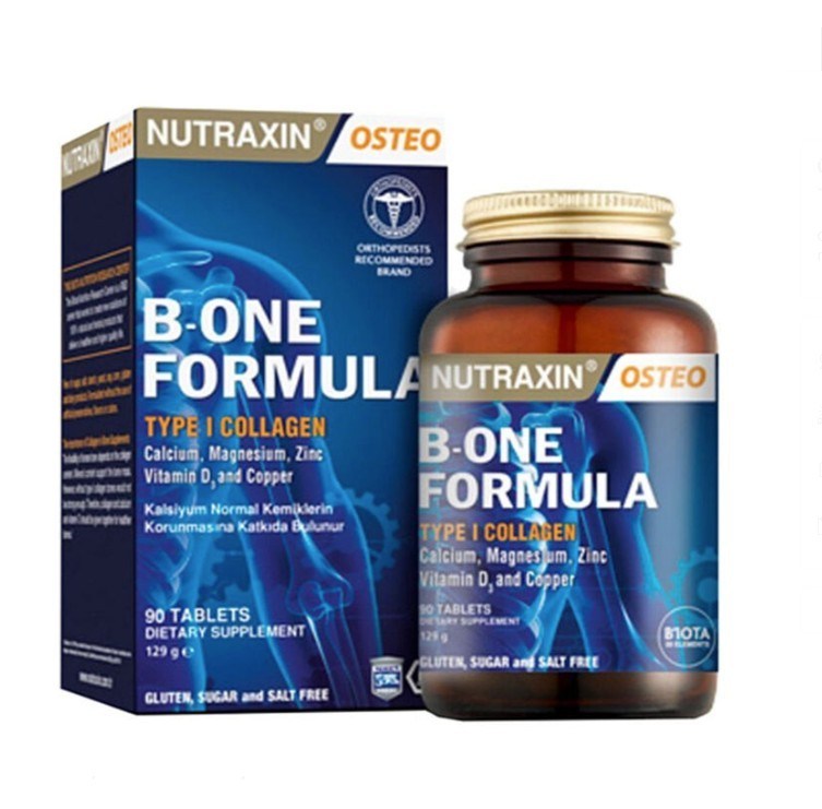 NUTRAXINVİTAMİN-MİNERALLERNutraxin Osteo B-One Formula Calcium-Magnesium Plus Collagen 90 Tablet