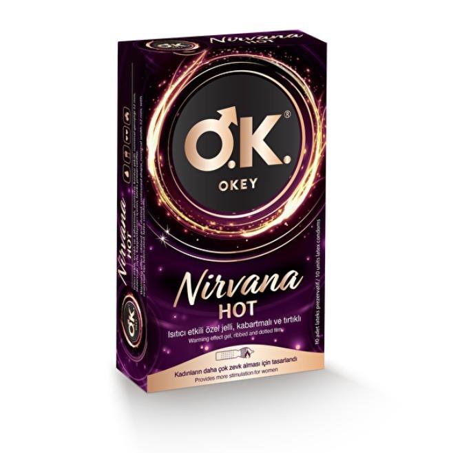 OKEYPREZERVATİFLEROkey Prezervatif Nirvana Hot 10'lu