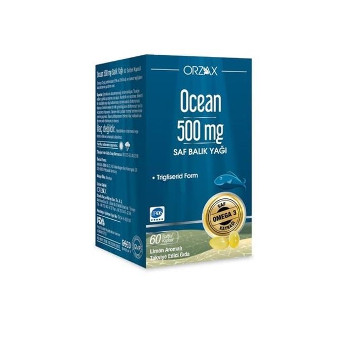 ORZAXOMEGA-3 / BALIK YAĞLARIOrzax Ocean Balık Yağı 500 mg 60 Kapsül