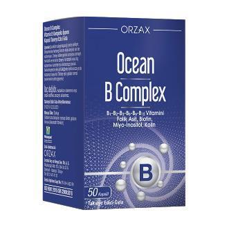 ORZAXVİTAMİN-MİNERALLEROrzax Ocean B Complex 50 Kapsül
