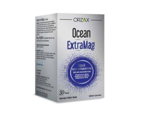 ORZAXVİTAMİN-MİNERALLEROrzax Ocean ExtraMag 30 Tablet