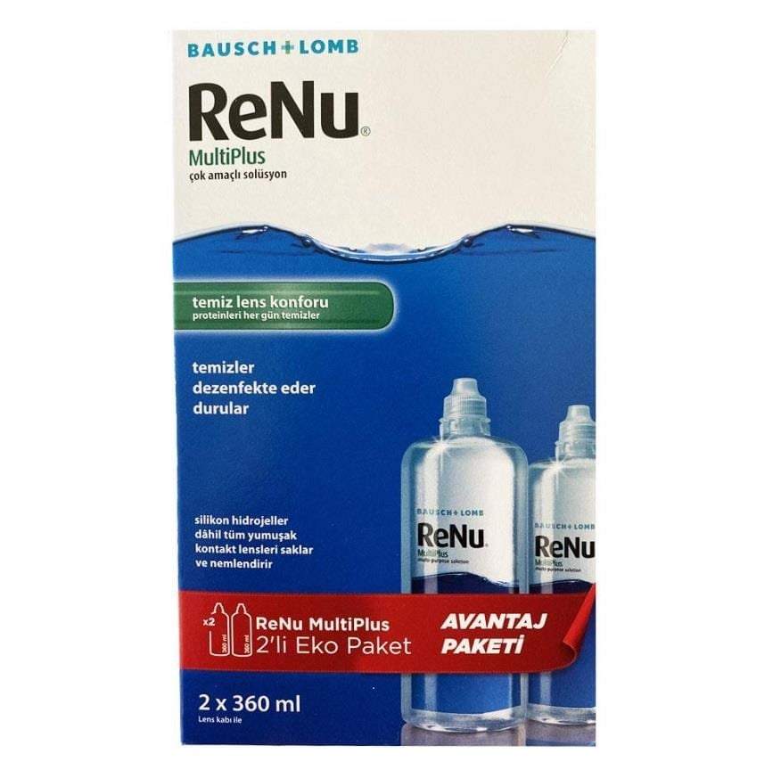 RENULENS SOLÜSYONLARIRenu Multiplus Çok Amaçlı Solüsyon 2 x 360 ml