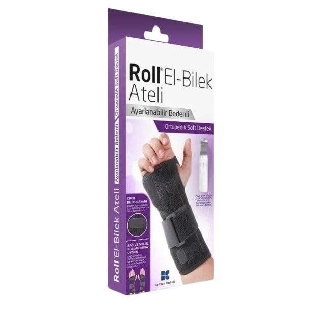 ROLLGENEL SAĞLIK ÜRÜNLERİRoll Universal Başparmak Desteksiz El Bilek Ateli