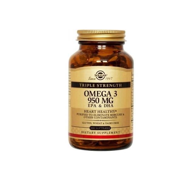 SOLGAROMEGA-3 / BALIK YAĞLARISolgar Omega-3 950 mg 100 Kapsül