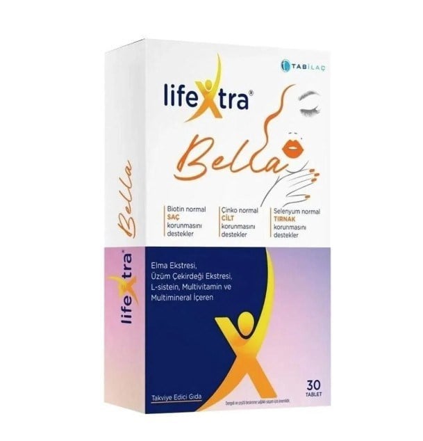 TAB İLAÇVİTAMİN-MİNERALLERLifextra Bella 30 Kapsül