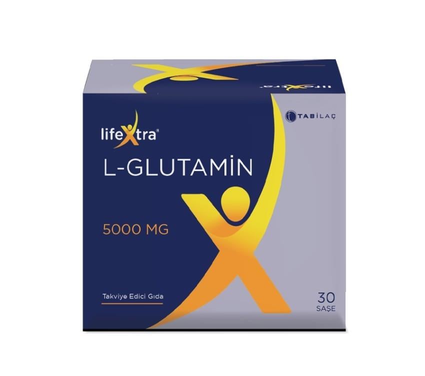 TAB İLAÇVİTAMİN-MİNERALLERLifextra L-Glutamin 30 Saşe