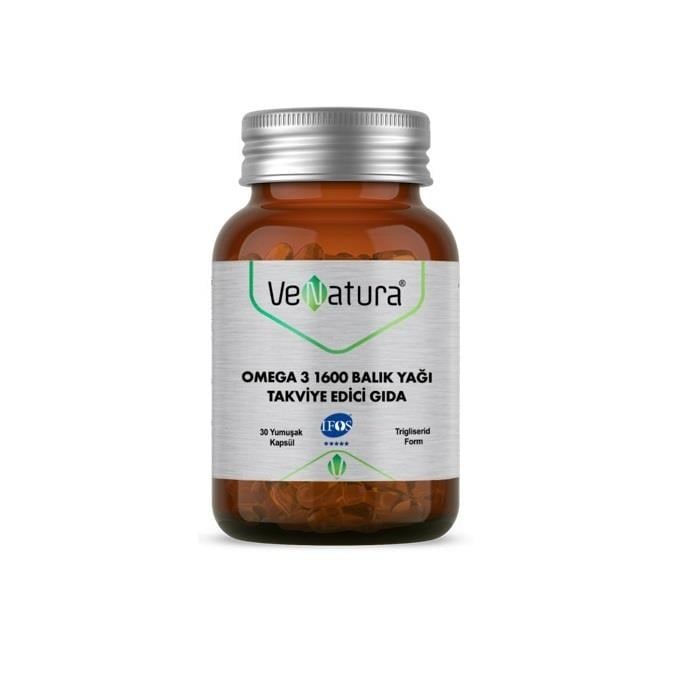 VENATURAOMEGA-3 / BALIK YAĞLARIVenatura Omega-3 1600 Balık Yağı 30 Kapsül