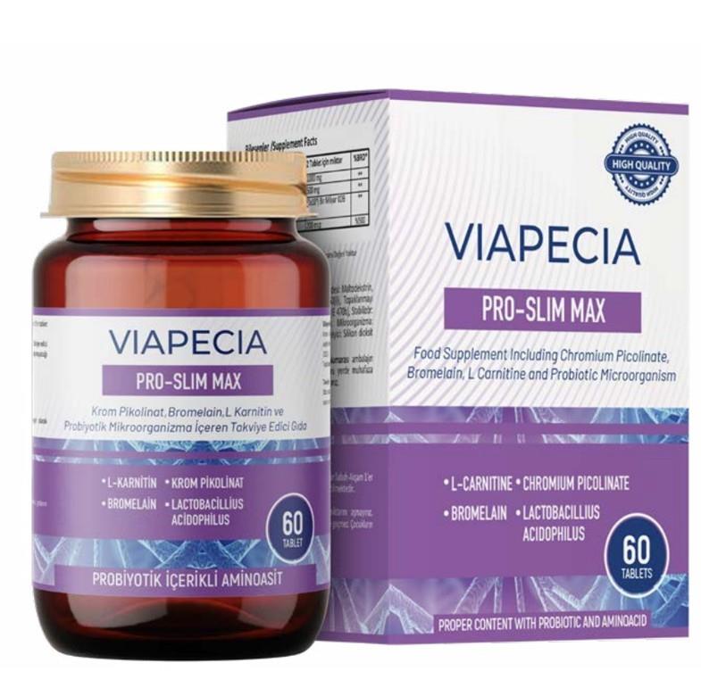 VİAPECİAVİTAMİN-MİNERALLERViapecia Pro-Slim Max 60 Tablet