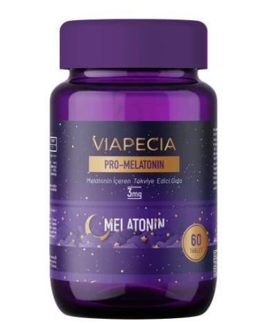 VİAPECİAVİTAMİN-MİNERALLERViapecia Pro Melatonin 3mg 60 Tablet