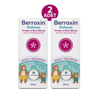 ABDİİBRAHİMVİTAMİN-MİNERALLERBerroxin Defense Şurup 120 ml 2 Adet Avantajlı Paket