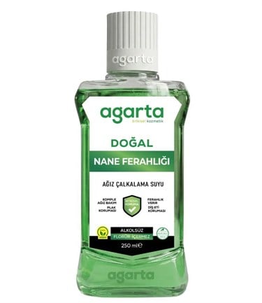 AGARTAAĞIZ VE DİŞ BAKIMIAgarta Doğal Naneli Ağız Bakım Suyu 250 ml
