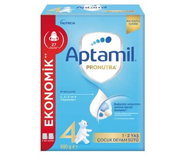 APTAMİLBEBEK MAMALARIAptamil Pronutra 4 Devam Sütü 900 gr 1-2 Yaş