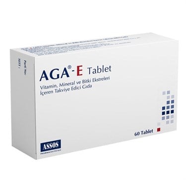 ASSOSVİTAMİN-MİNERALLERAGA-E 60 Tablet