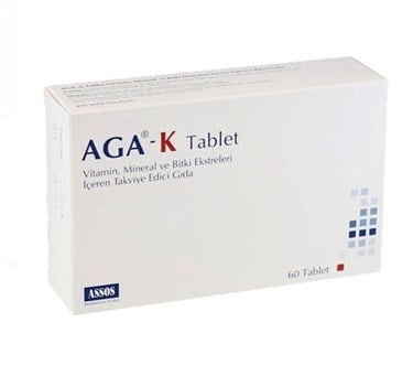 ASSOSVİTAMİN-MİNERALLERAGA-K 60 Tablet