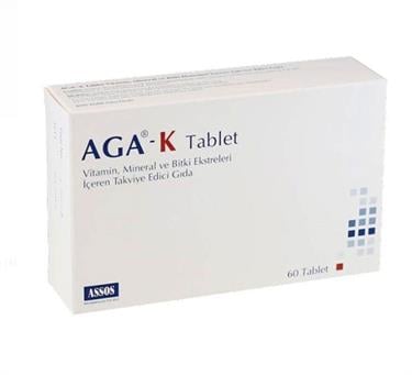 ASSOSVİTAMİN-MİNERALLERAGA-K 60 Tablet