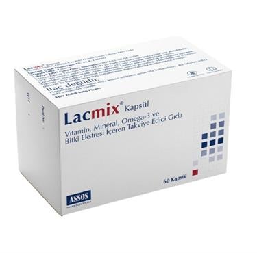 ASSOSVİTAMİN-MİNERALLERLacmix 60 Kapsül