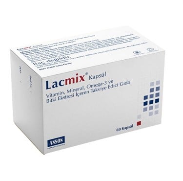 ASSOSVİTAMİN-MİNERALLERLacmix 60 Kapsül