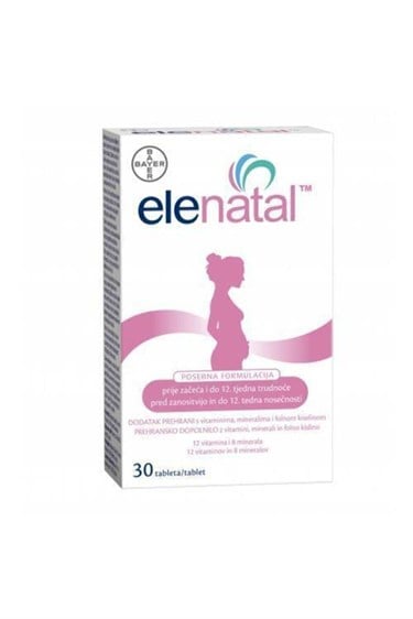 BAYERVİTAMİN-MİNERALLERElenatal 1 30 Tablet