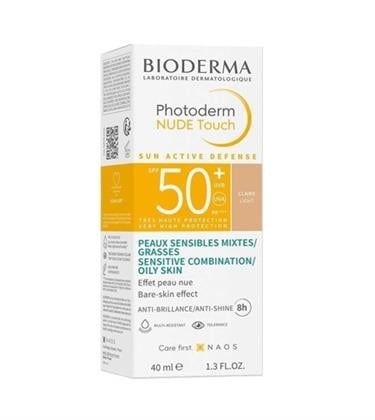 BİODERMAYÜZ GÜNEŞ ÜRÜNLERİBioderma Photoderm Nude Touch Light SPF50+ 40 ml