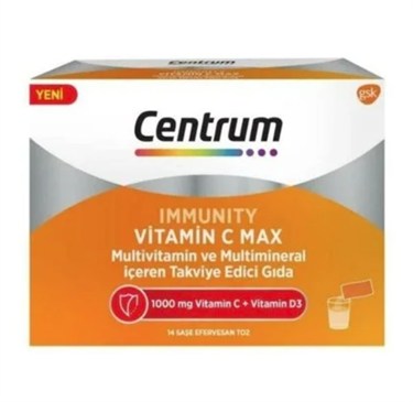 CENTRUMBESİN TAKVİYELERİCentrum Immunity Cmax 14 Saşe