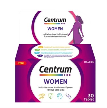 CENTRUMBESİN TAKVİYELERİCentrum Women 30 Tablet