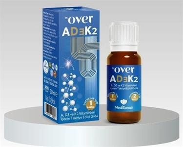 DR OVERVİTAMİN-MİNERALLERDr. Over AD3K2 Vitamin 20 ml