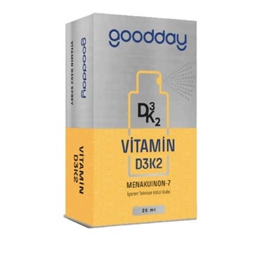GOODDAYVİTAMİN-MİNERALLERGoodday Vitamin D3 K2 Sprey 20 ml 