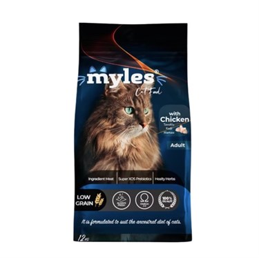 MYLESSEVİMLİ DOSTLARIMIZMyles Cat Food Tavuklu Yetişkin Kedi Maması 12 Kg