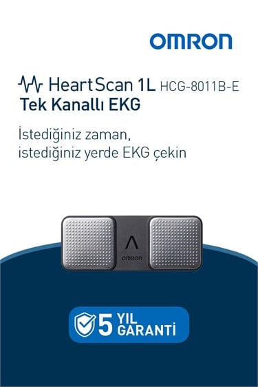 OMRONTANSİYON ALETLERİOmron Taşınabilir EKG Ölçüm Cihazı HCG-8011B