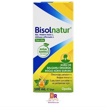 OPELLAVİTAMİN-MİNERALLERBisolnatur Bitkisel Şurup 100 ml