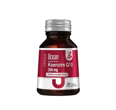 ORZAXBESİN TAKVİYELERİOrzax Ocean Ocean Koenzim Q10 200 mg 30 Kapsül