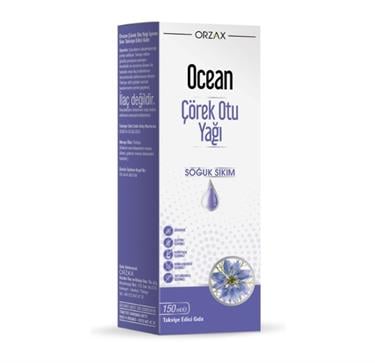 ORZAXBİTKİSEL ÜRÜNLEROrzax Ocean Çörek Otu Yağı Soğuk Sıkım 150 ml