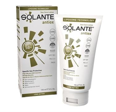 SOLANTEYÜZ GÜNEŞ ÜRÜNLERİSolante Antiox Spf 50+ 150 ml Güneş Losyon