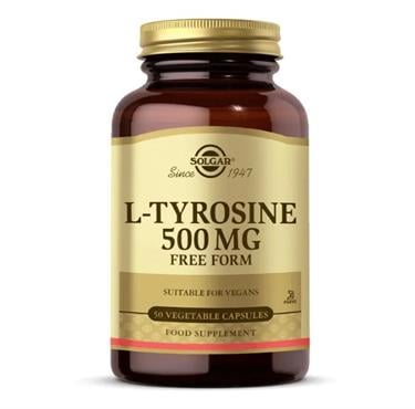 SOLGARVİTAMİN-MİNERALLERSolgar L-Tyrosine 500 mg 50 Kapsül