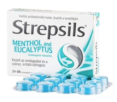 STREPSILSGÖZ-KULAK BURUN BOĞAZ SAĞLIĞIStrepsils Mentollü 24 Pastil
