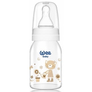 WEEBİBERON VE EMZİKLERWee Baby Cam Biberon No:1 0-6 Ay 125 ml - Beyaz