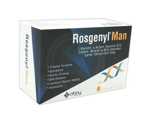 ABAYVİTAMİN-MİNERALLERRosgenyl Man 30 Saşe