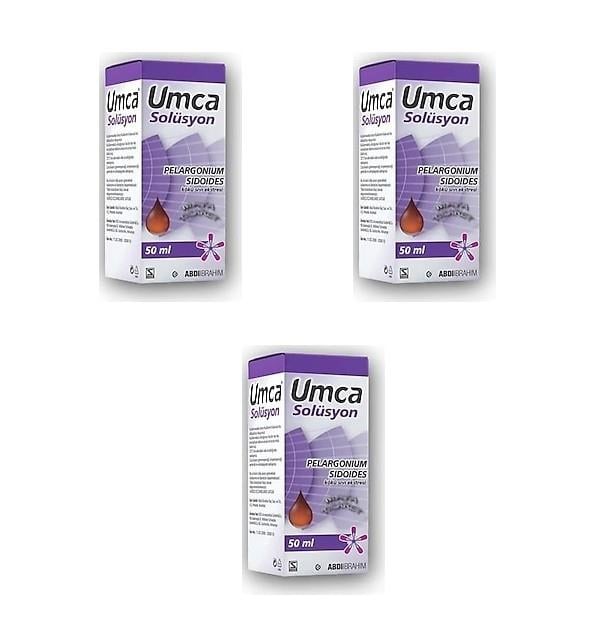 ABDİ İBRAHİMBESİN TAKVİYELERİUmca Solüsyon Damla 50 ml' 3lü