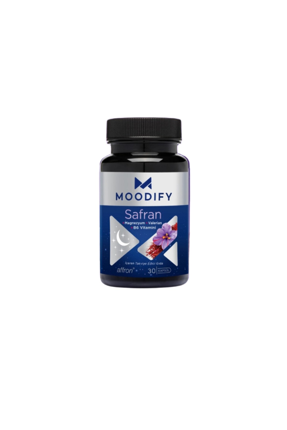 ABDİ İBRAHİMVİTAMİN-MİNERALLERMoodify Safran Magnezyum Valerian B6 Vitamin 30 Kapsül