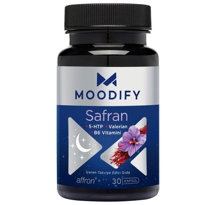 ABDİ İBRAHİMVİTAMİN-MİNERALLERMoodify Safran Magnezyum Valerian B6 Vitamin 30 Kapsül