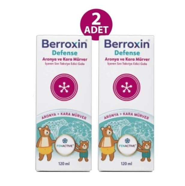 ABDİİBRAHİMVİTAMİN-MİNERALLERBerroxin Defense Şurup 120 ml 2 Adet Avantajlı Paket