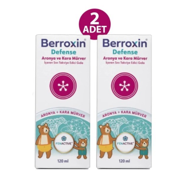 ABDİİBRAHİMVİTAMİN-MİNERALLERBerroxin Defense Şurup 120 ml 2 Adet Avantajlı Paket
