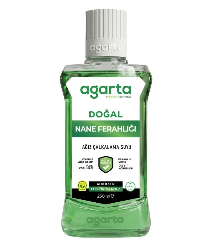 AGARTAAĞIZ VE DİŞ BAKIMIAgarta Doğal Naneli Ağız Bakım Suyu 250 ml