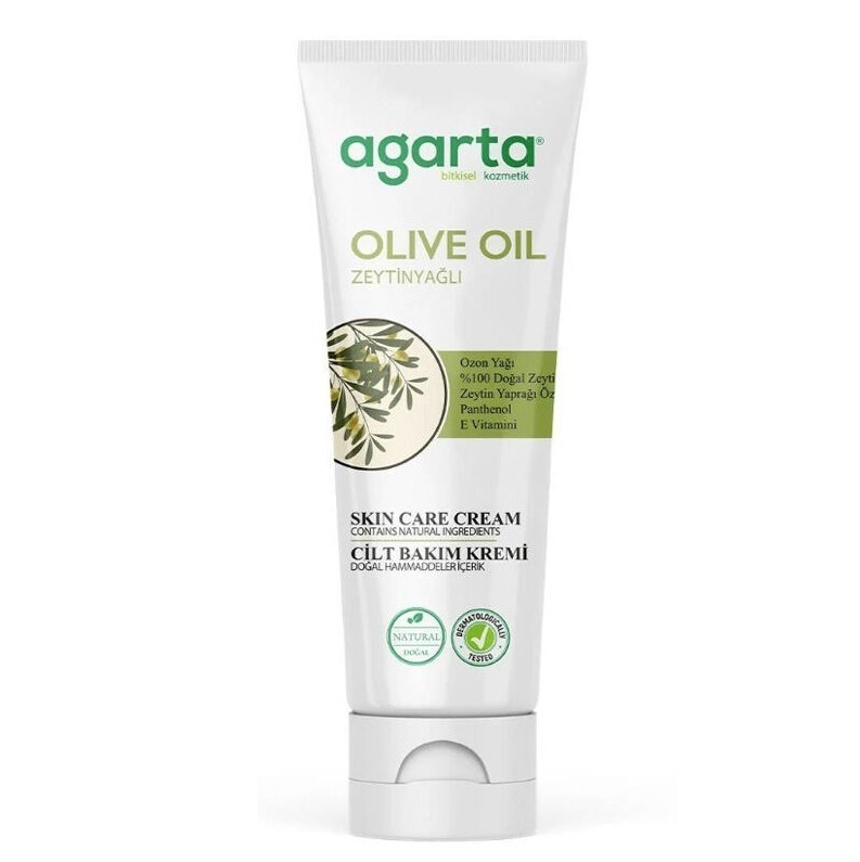 AGARTANEMLENDİRİCİLERAgarta Doğal Zeytinyağlı Nemlendirici El ve Cilt Bakım Kremi 75 ml