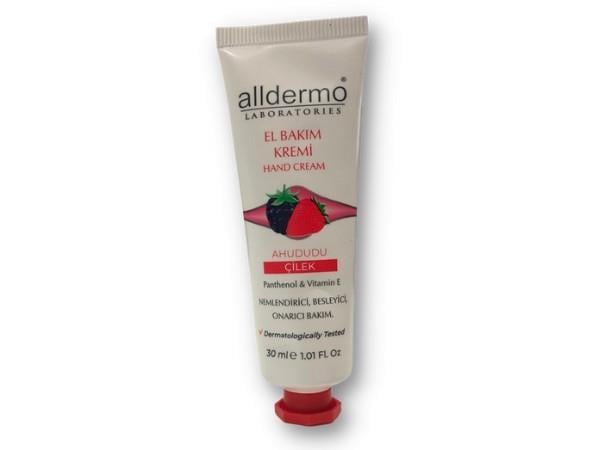 AlldermoNEMLENDİRİCİLERAlldermo El Kremi Ahududu ve Çilek 30 ml 