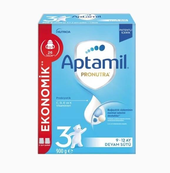 APTAMİLBEBEK MAMALARIAptamil Pronutra 3 Devam Sütü 900 gr 9-12 Ay