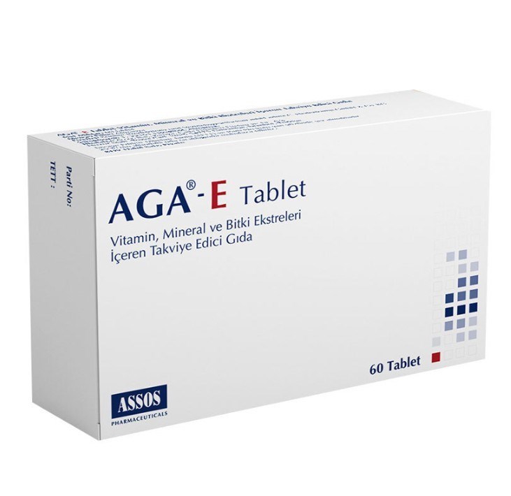 ASSOSVİTAMİN-MİNERALLERAGA-E 60 Tablet