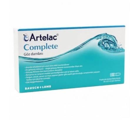 BAUSCH+LOMBVİTAMİN-MİNERALLERArtelac Complete Göz Damlası 30 Flakon 0,5 ml