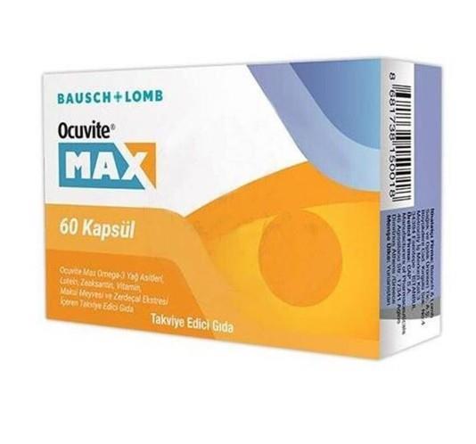 BAUSCH+LOMBVİTAMİN-MİNERALLEROcuvite Max 60 Kapsül
