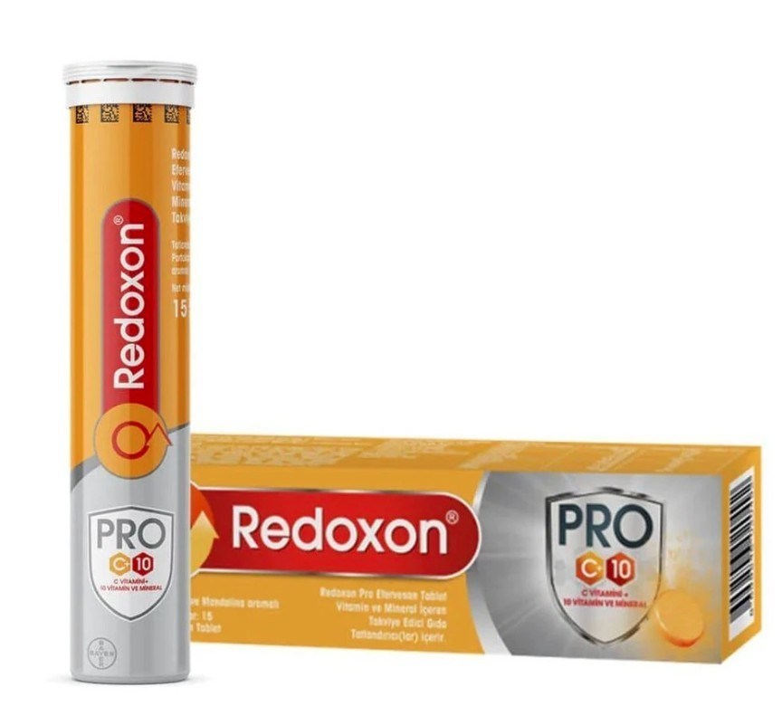 BAYERVİTAMİN-MİNERALLERRedoxon Pro 15 Efervesan Tablet